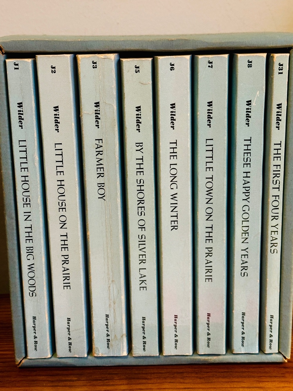 Vintage Little House on the Prairie 9x Book Box Set - 1971 Laura Ingalls Wilder
